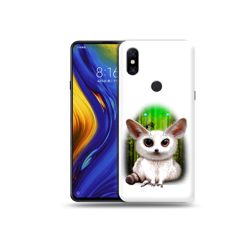 

Чехол MyPads Tocco для Xiaomi Mi Mix 3 пушистое животное (PT119757.326.560), Прозрачный, Tocco