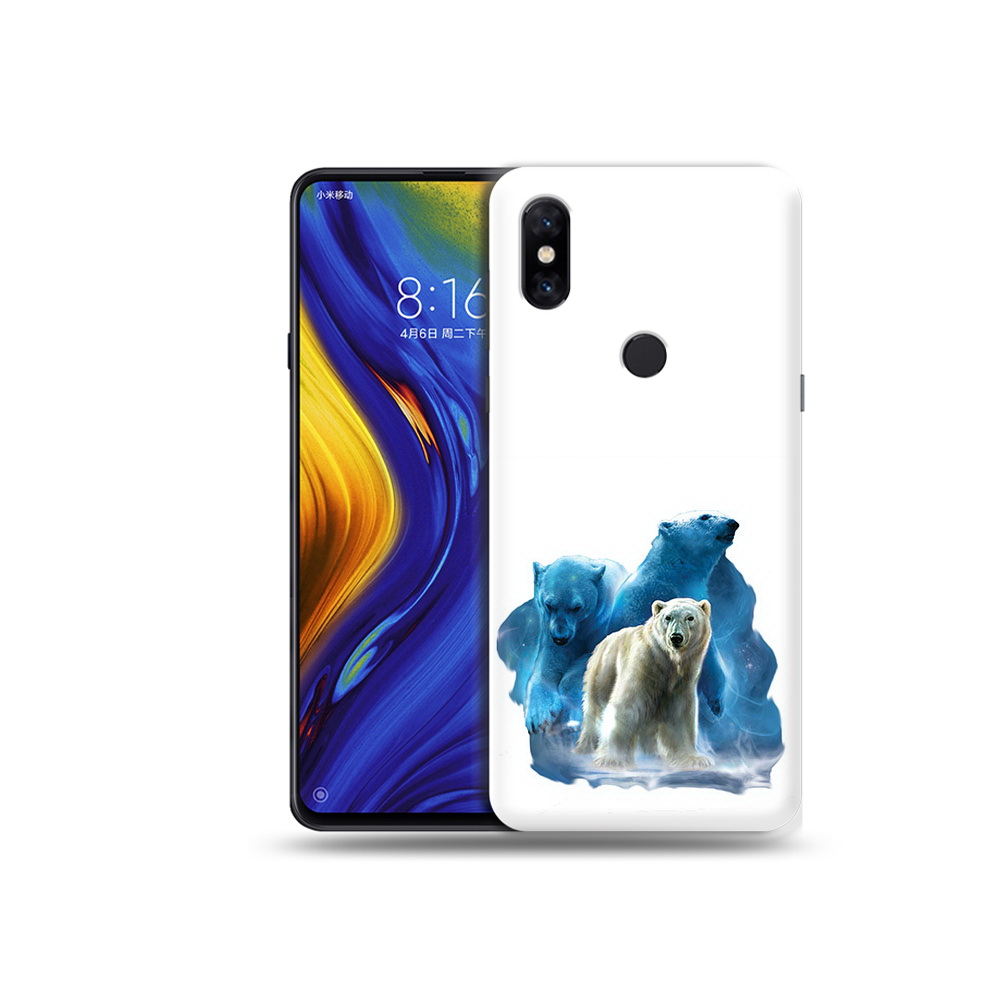 

Чехол MyPads Tocco для Xiaomi Mi Mix 3 полярный медведь (PT119757.326.549), Прозрачный, Tocco