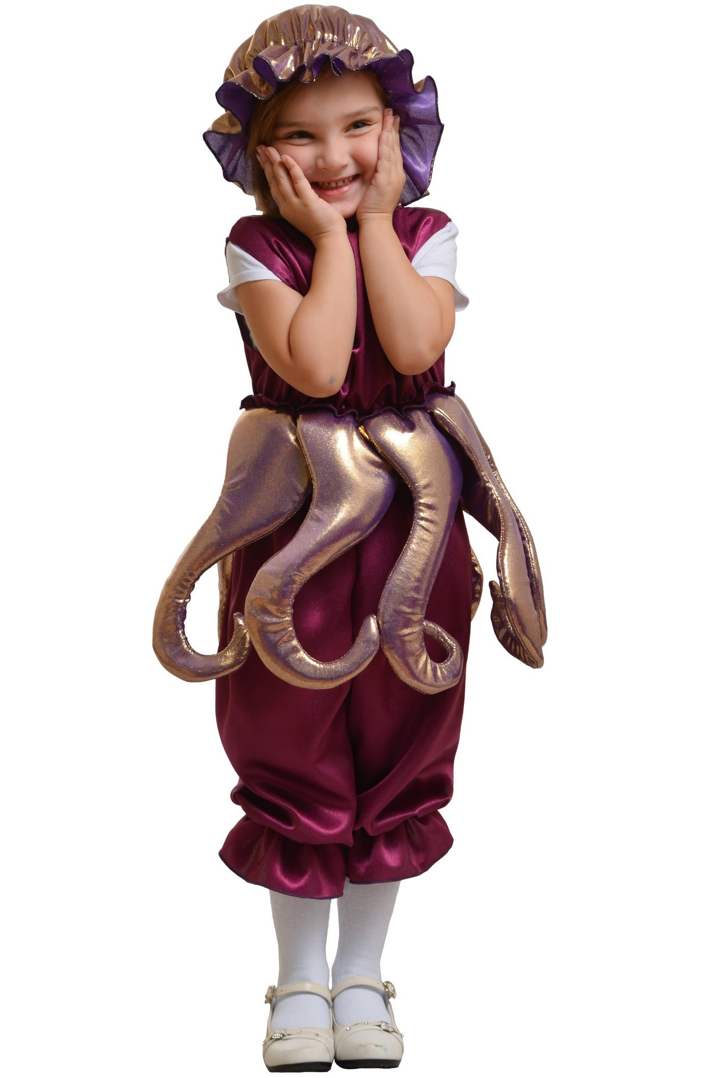 фото Костюм элит классик осьминог фиолетовый детский 28 (116 см)