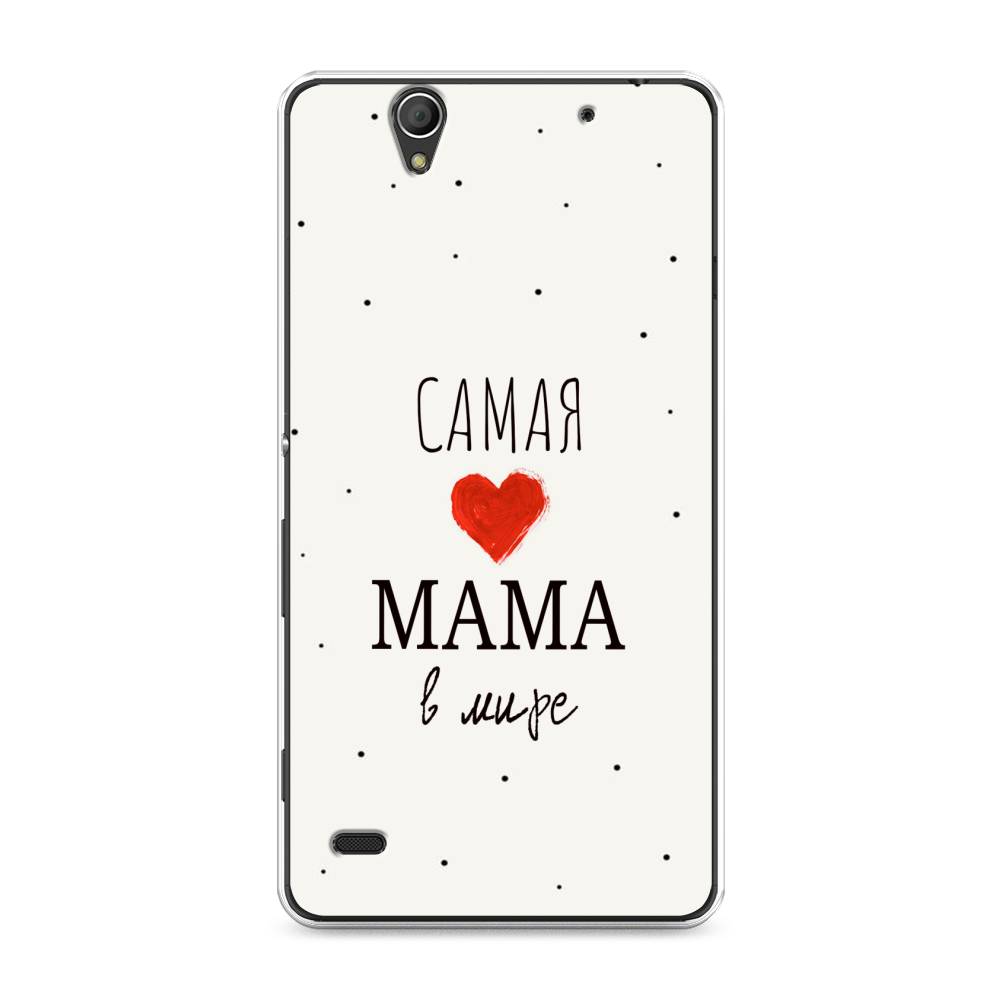 

Чехол Awog на Sony Xperia C4 "Самая любимая мама", Разноцветный, 52650-6