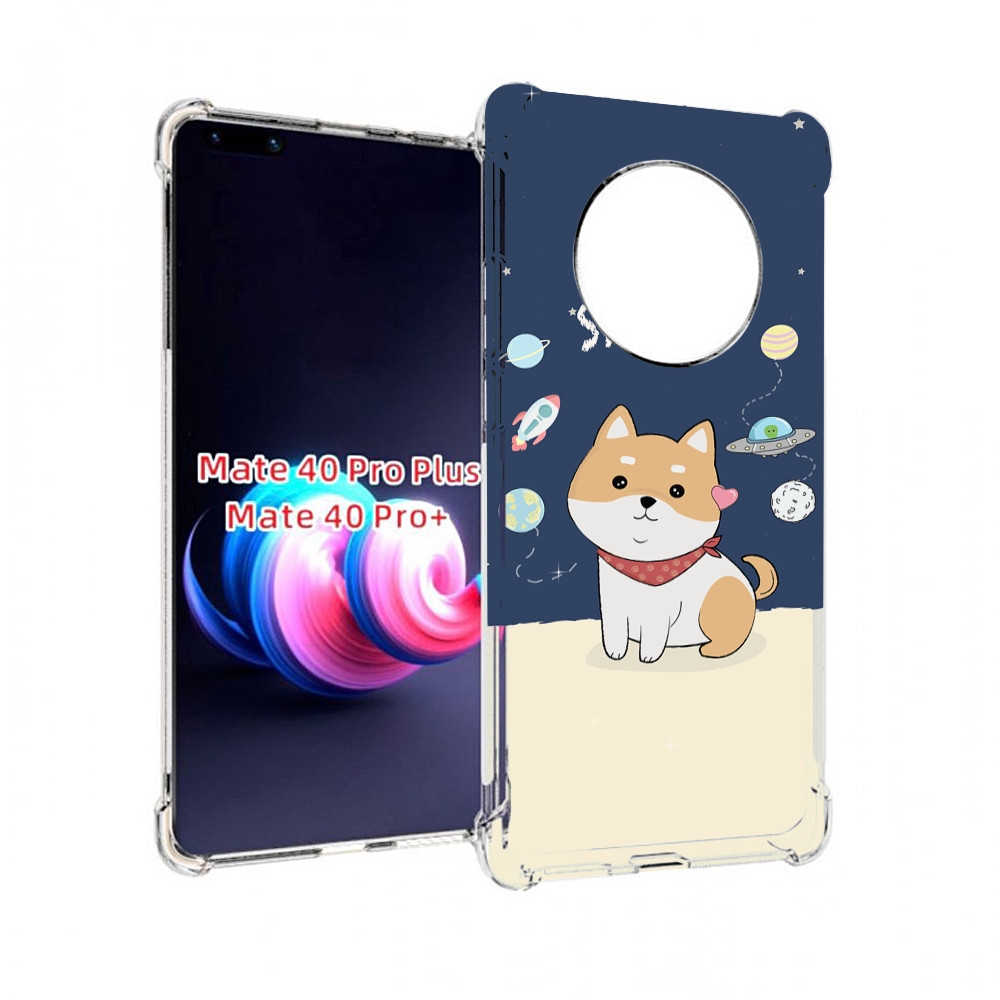 

Чехол MyPads сиба-шиба-ину для Huawei Mate 40 Pro+ Plus, Прозрачный, Tocco
