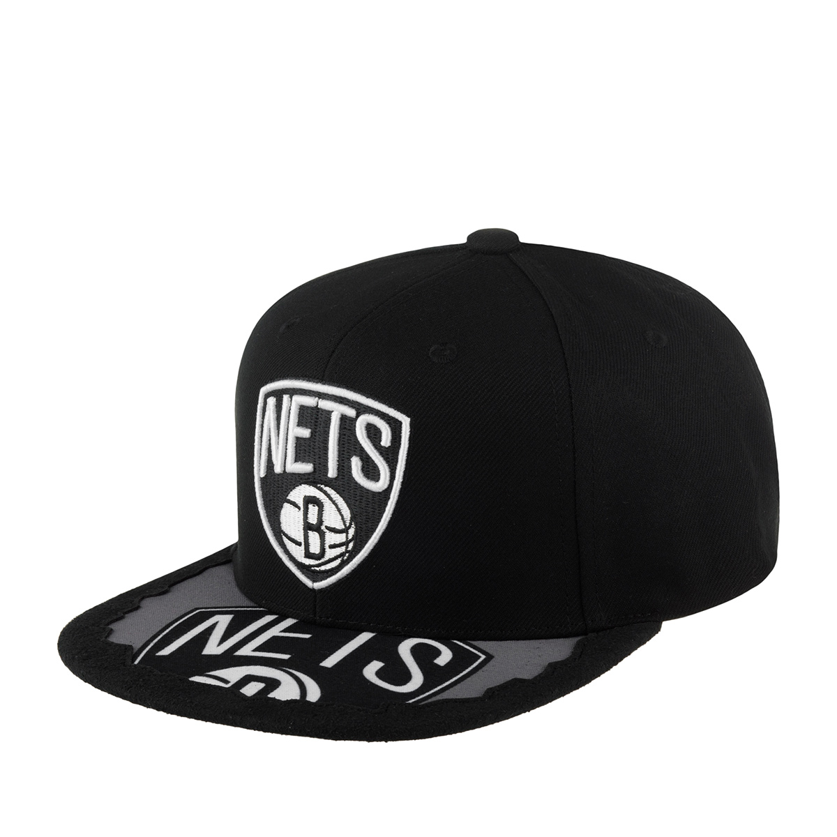 Бейсболка унисекс Mitchell&Ness HHSS5725-BNEYYPPPBLCK Brooklyn Nets NBA черная, one size