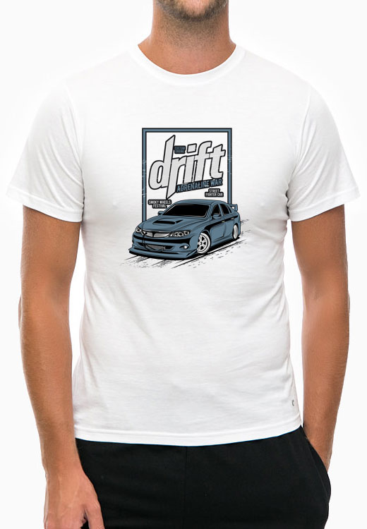 

Футболка унисекс NoBrand Drift White белая L, Белый, Drift White