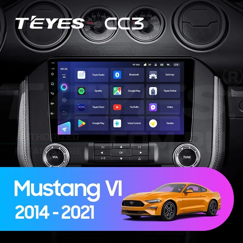 

Штатная магнитола Teyes CC3 4/32 Ford Mustang VI S550 (2014-2023) F1, CC3