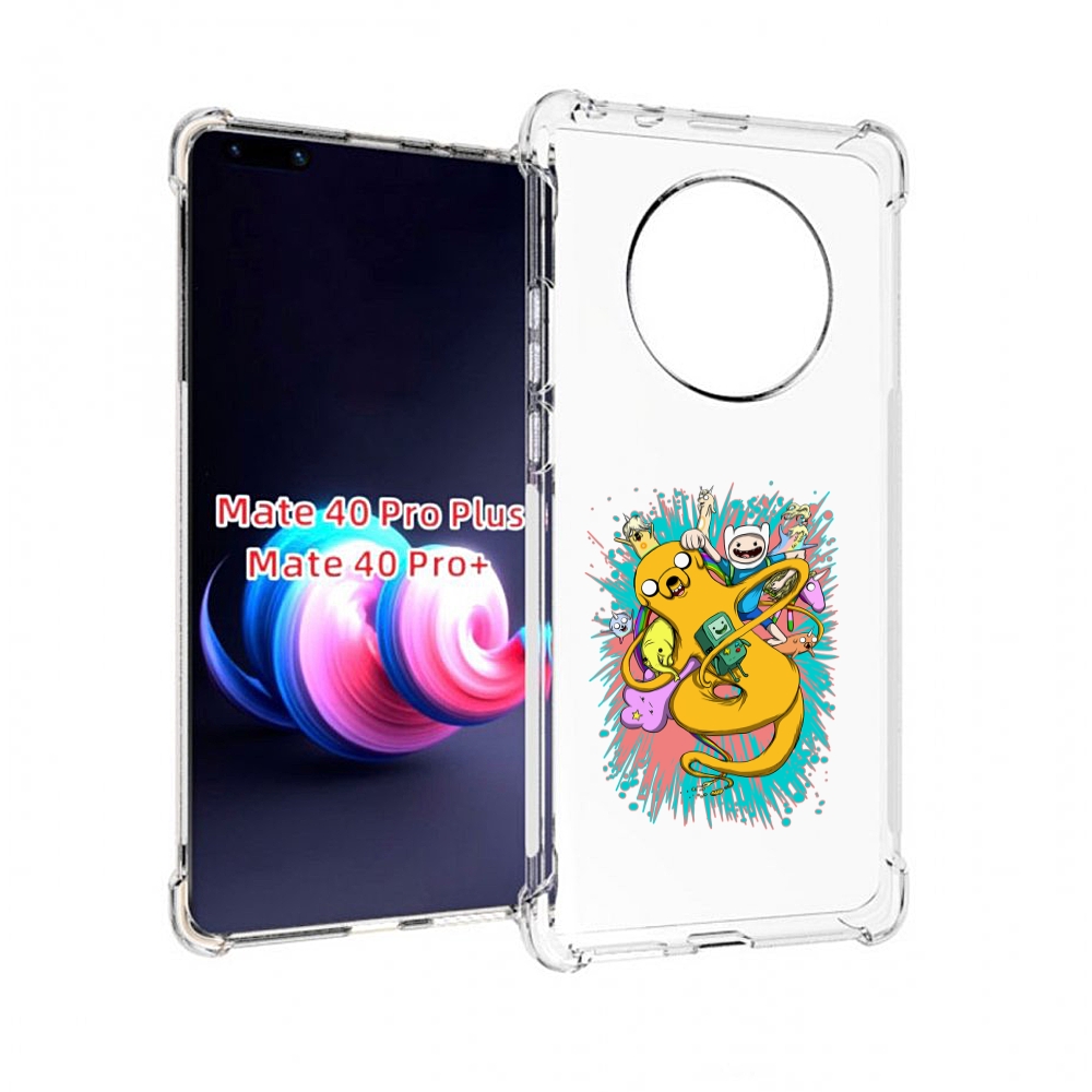 

Чехол MyPads время приключений рисунок для Huawei Mate 40 Pro+ Plus, Прозрачный, Tocco