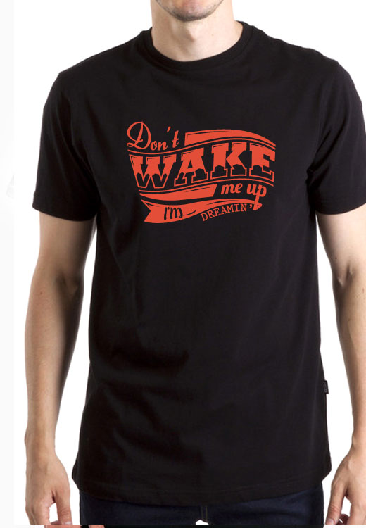 

Футболка унисекс NoBrand Dont Wake Me Up Dreaming черная XXXL, Черный, Dont Wake Me Up Dreaming