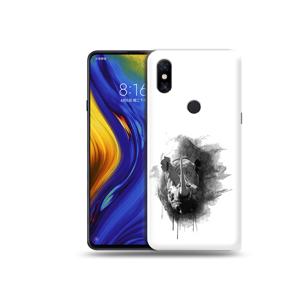 

Чехол MyPads Tocco для Xiaomi Mi Mix 3 носорог (PT119757.326.523), Прозрачный, Tocco
