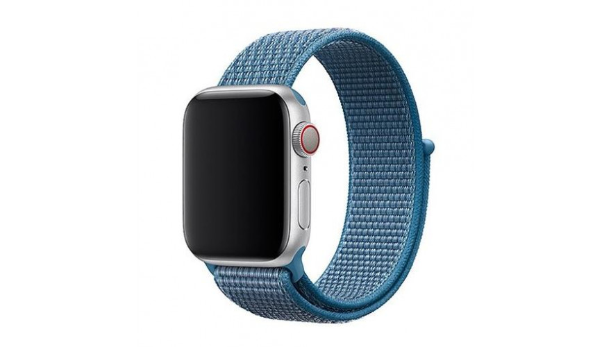 

Ремешок для Apple watch 38mm Nylon Loop синий