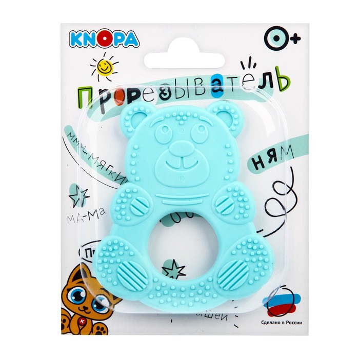 

Прорезыватель Knopa Мишутка цвет МИКС 4004745, Разноцветный