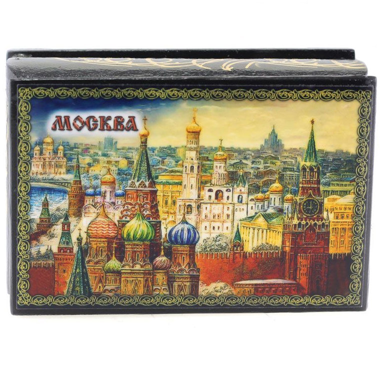 

Деревянная шкатулка Вид на Москву (9 х 6 х 3 см)