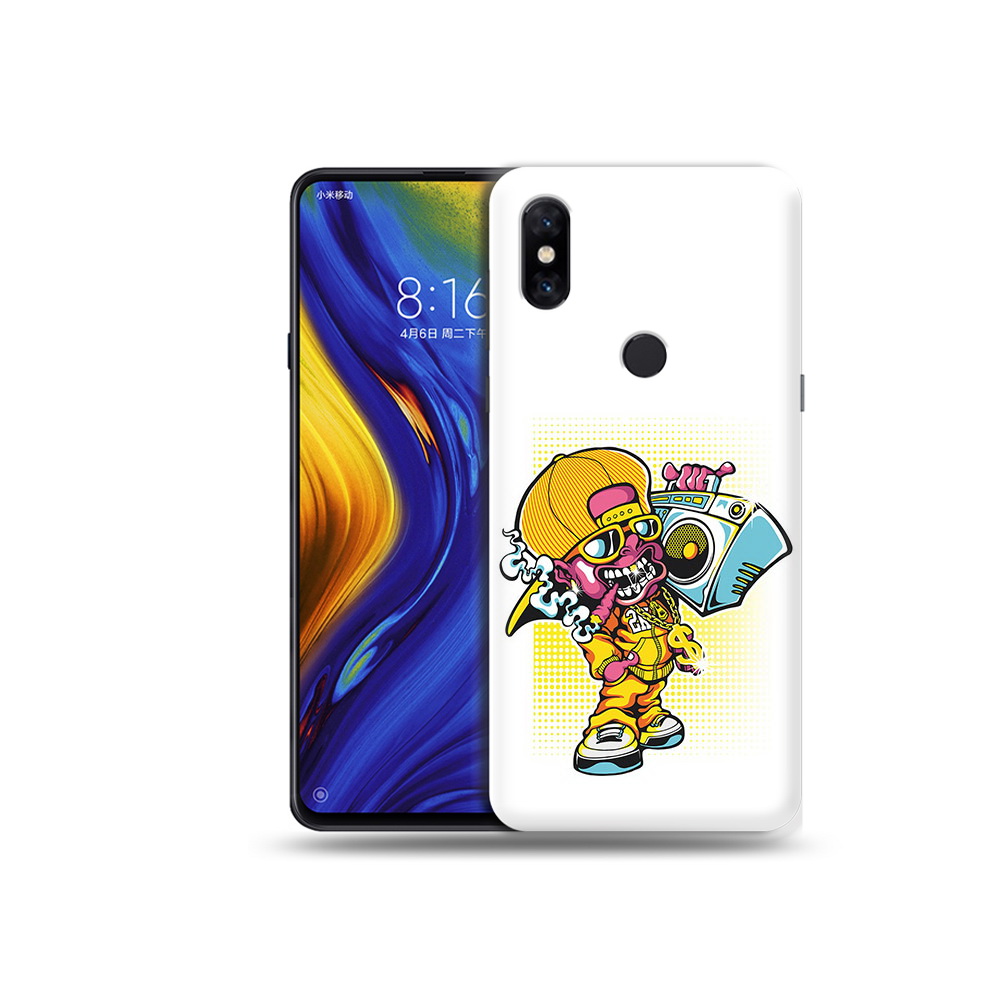 Чехол MyPads Tocco для Xiaomi Mi Mix 3 нарисованный парень с колонкой (PT119757.326.511)