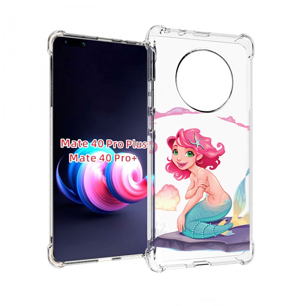 

Чехол MyPads русалочка для Huawei Mate 40 Pro+ Plus, Прозрачный, Tocco