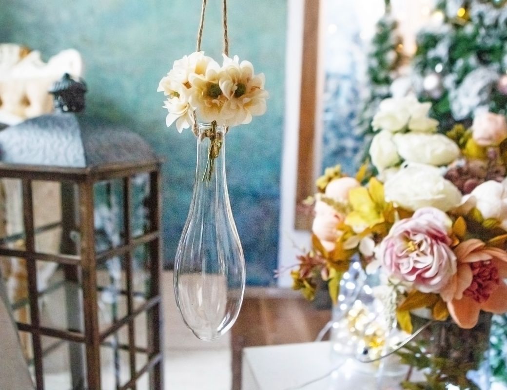 фото Подвесная ваза мануэла, стекло, 22х7 см, edelman