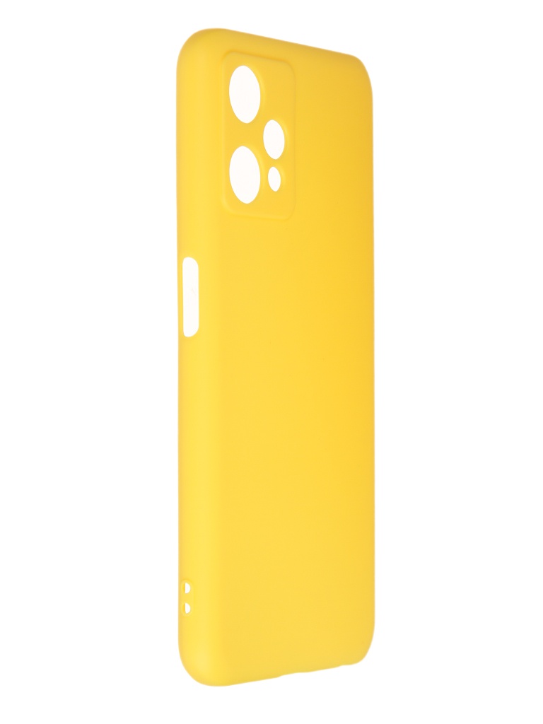 фото Чехол df для realme 9 pro silicone yellow rmcase-13 df-group