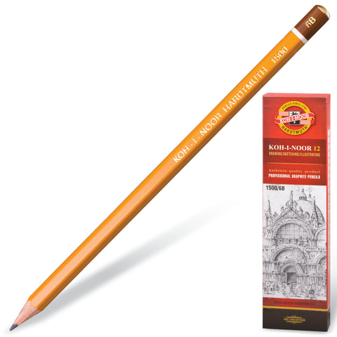 

Карандаш чернографитный KOH-I-NOOR 1500 - (12 шт)