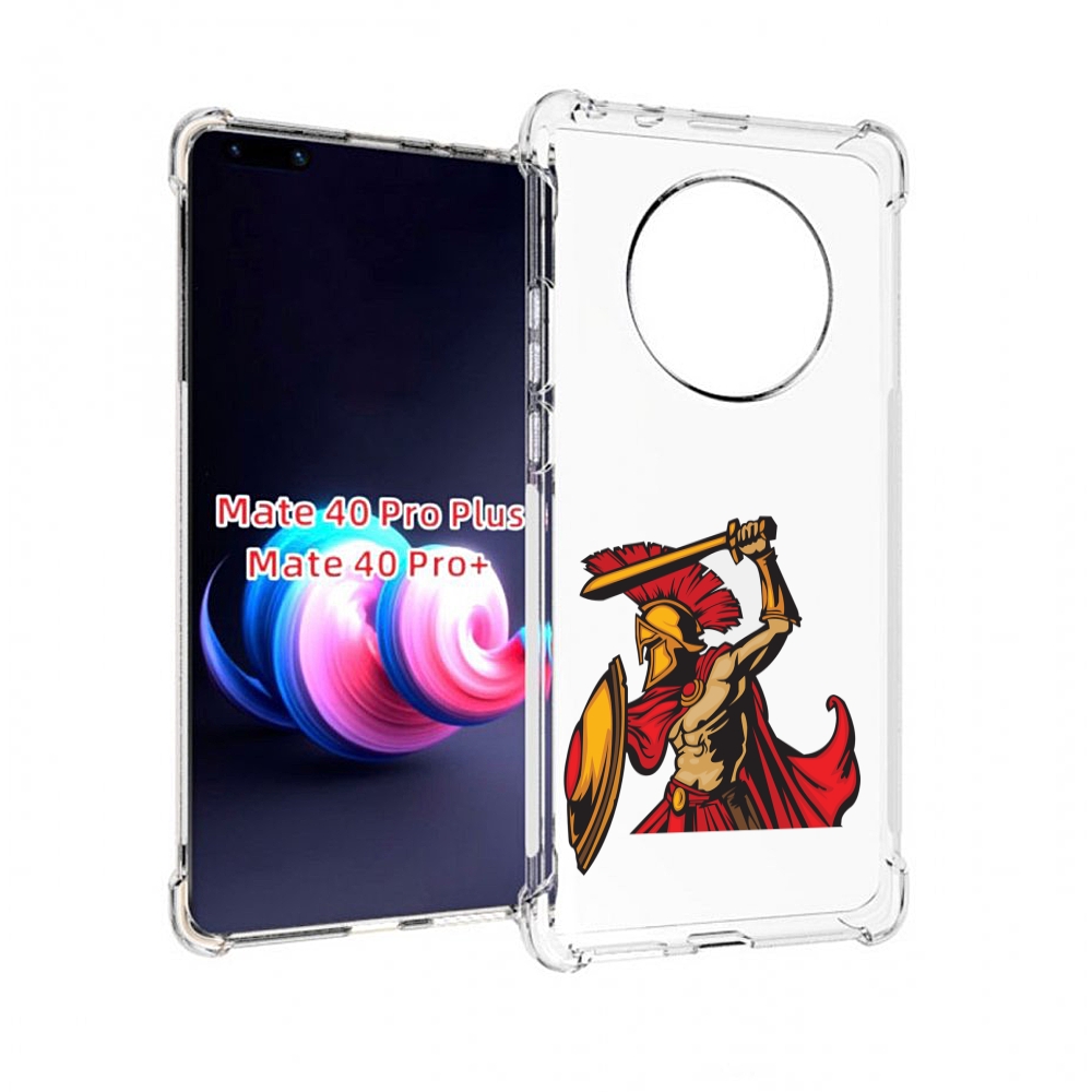 

Чехол MyPads римский-воин для Huawei Mate 40 Pro+ Plus, Прозрачный, Tocco
