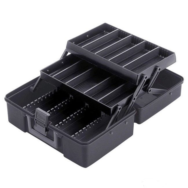 фото Ящик meiho vs-7010 lure box bk 2 полки размеp: 284 × 180 × 112 мм