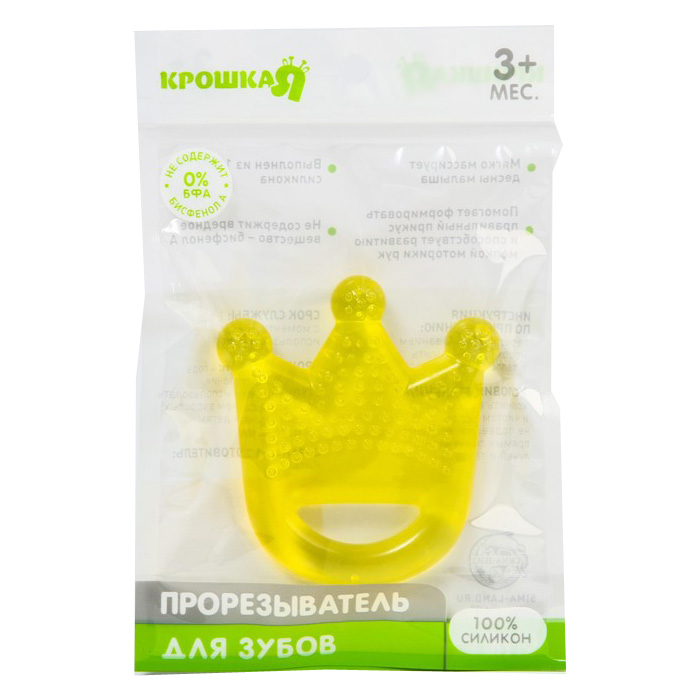 

Прорезыватель Крошка Я охлаждающий Корона цвет МИКС 1886878, Разноцветный