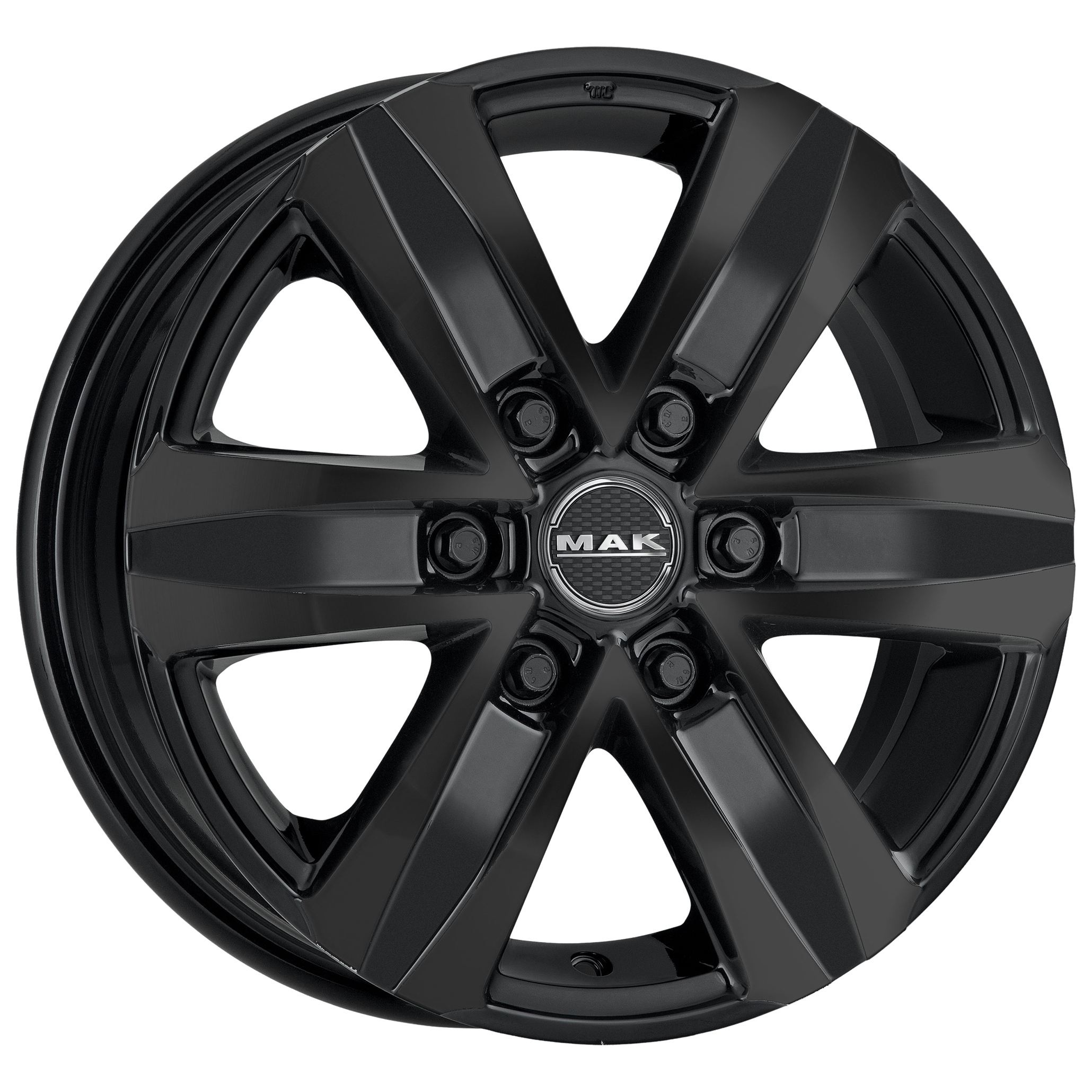 

Колесный диск 8,5x20/6x139,7 ET20 D106,1 Stone 6 Gloss Black, Черный