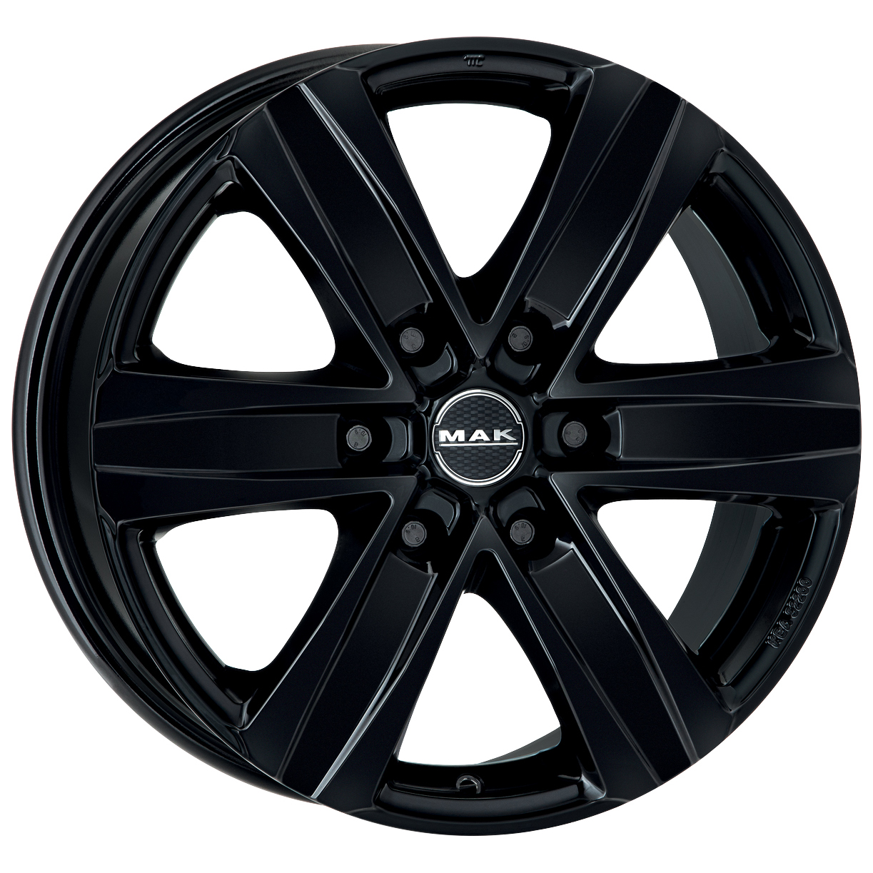 

Колесный диск 8x18/6x114,3 ET30 D66,1 Stone 6 Gloss Black