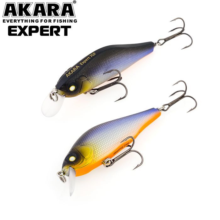 

Воблер Akara Expert 70F 9 гр 1/3 oz 2,8 in A80, Разноцветный, Expert