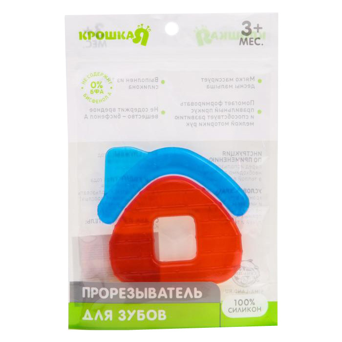 

Прорезыватель Крошка Я охлаждающий Домик 923873, Разноцветный