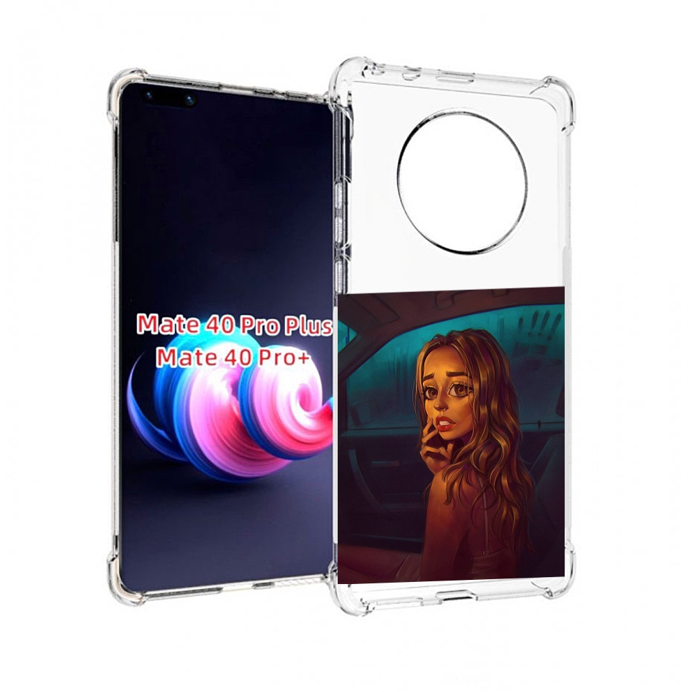 

Чехол MyPads пуп-невесты женский для Huawei Mate 40 Pro+ Plus, Прозрачный, Tocco