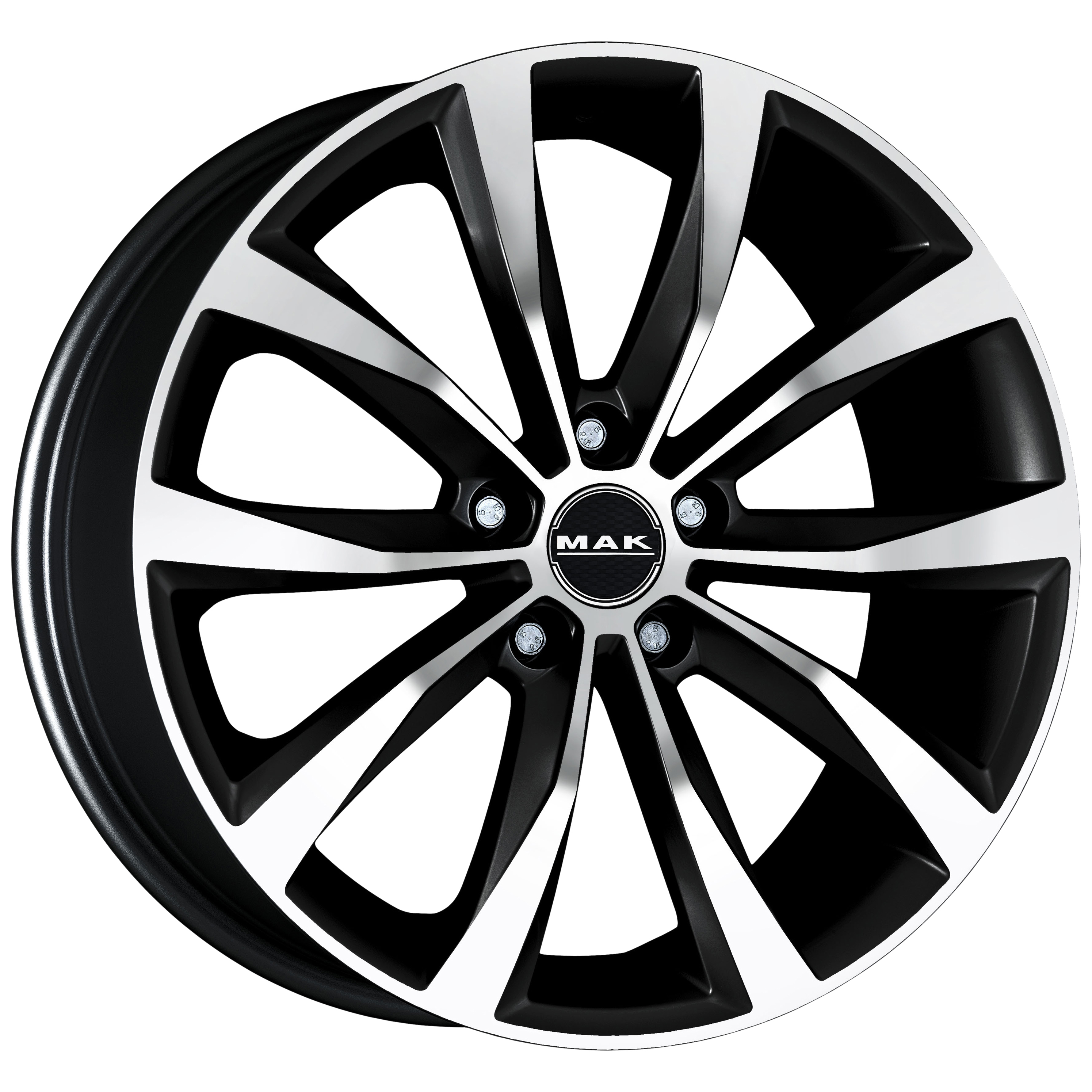 

Колесный диск 8x19/5x112 ET30 D76 Wolf Black mirror