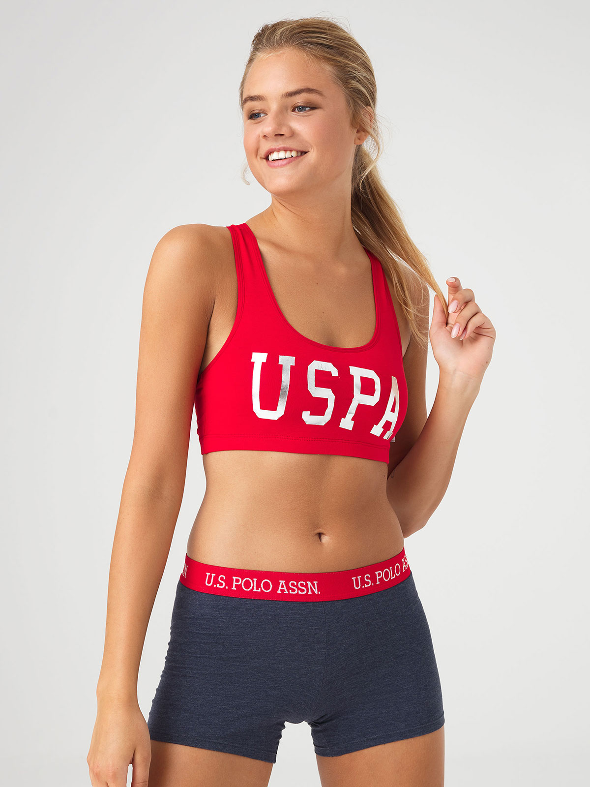 

Комплект белья женский U.S. POLO Assn. 66264 красный 36 EU, 66264