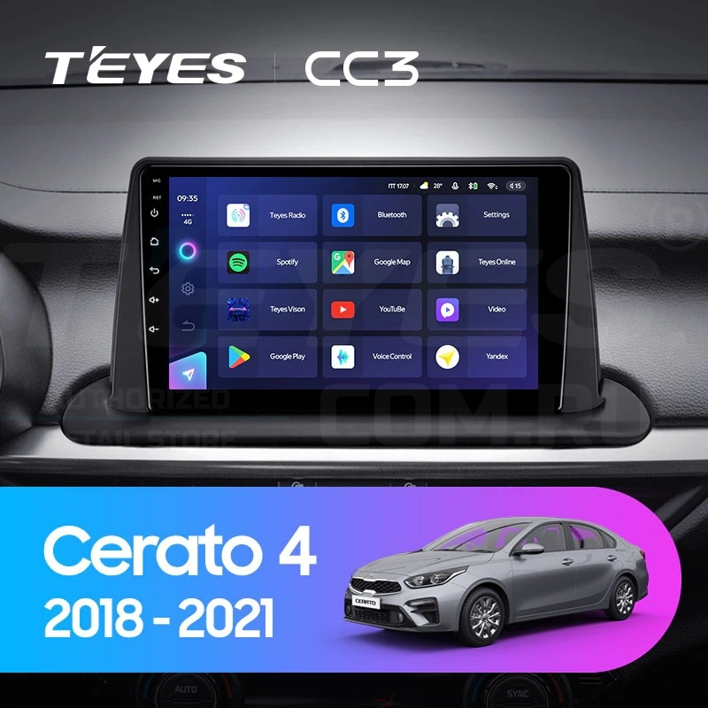 

Штатная магнитола Teyes CC3 4/32 Kia Cerato 4 (2018-2021), CC3