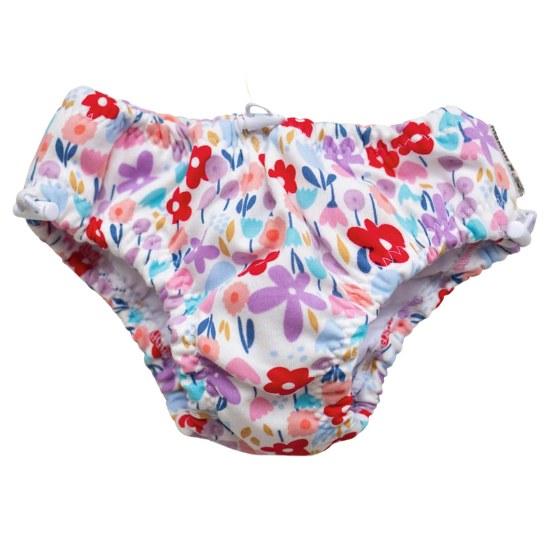 Многоразовые трусики для плавания Мамин Я Классика Нежные Цветочки размер 8-15 кг