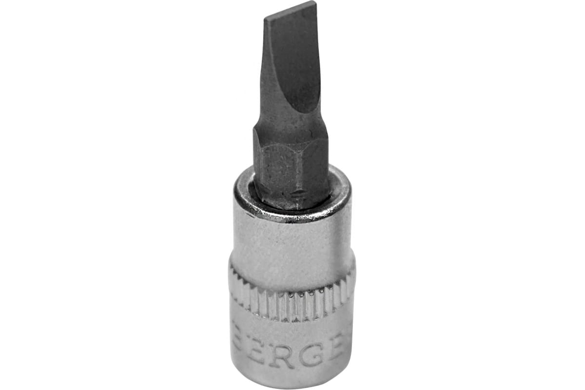 Бита-головка 1/4  Slotted SL6.5 BERGER BG2215