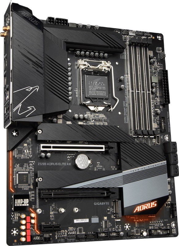 фото Материнская плата gigabyte z590 aorus elite ax