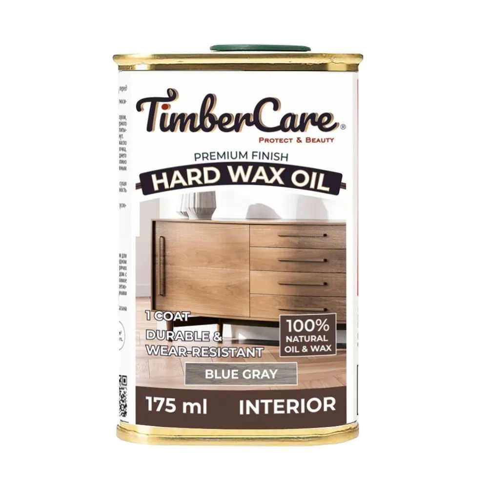 

Защитное масло с твердым воском TimberCare Hard Wax Oil цвет Серый холодн/ Blue gray, банк, Защитное масло с твердым воском TimberCare Hard Wax Oil (цвет: Серый холодн/ Blue gray), банка 0,175л