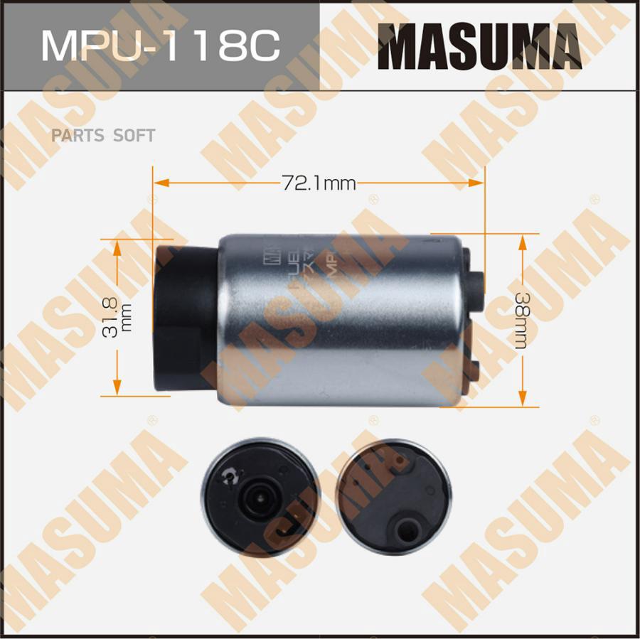 

Бензонасос MASUMA, GX470, HIACE / UZJ120L, TRH200K, графитовый коллектор