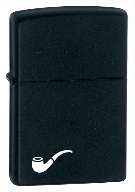 

Зажигалка для трубок ZIPPO Pipe Black Matte, латунь/сталь, чёрная, матовая, 36x12x56 мм, Черный