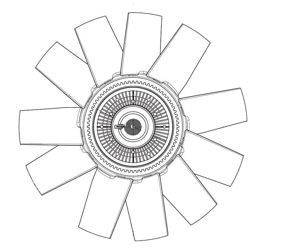 фото Муфта вязкостная luzar lvc 0327
