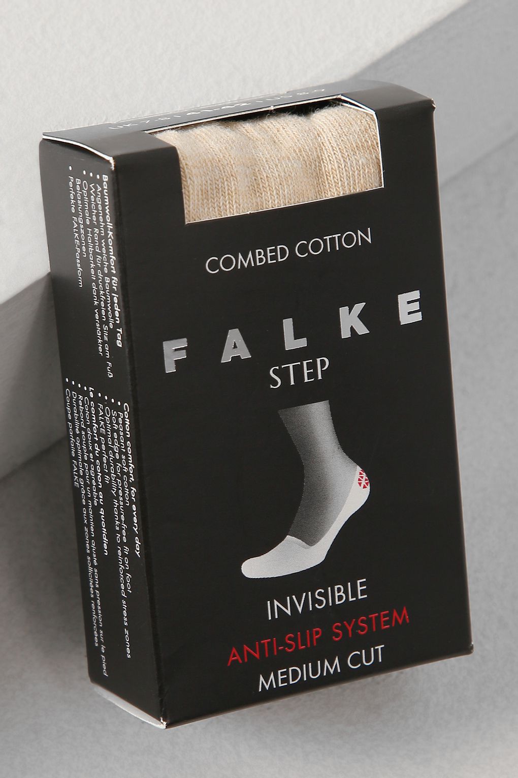 Следки мужские FALKE 14624 бежевые 43-44