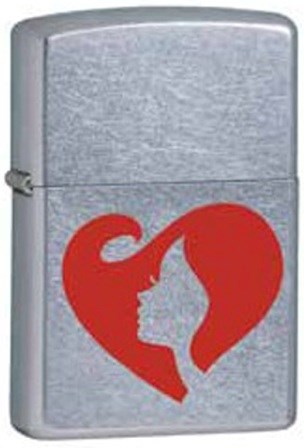 

Зажигалка Zippo Woman heart 28697, Серебристый