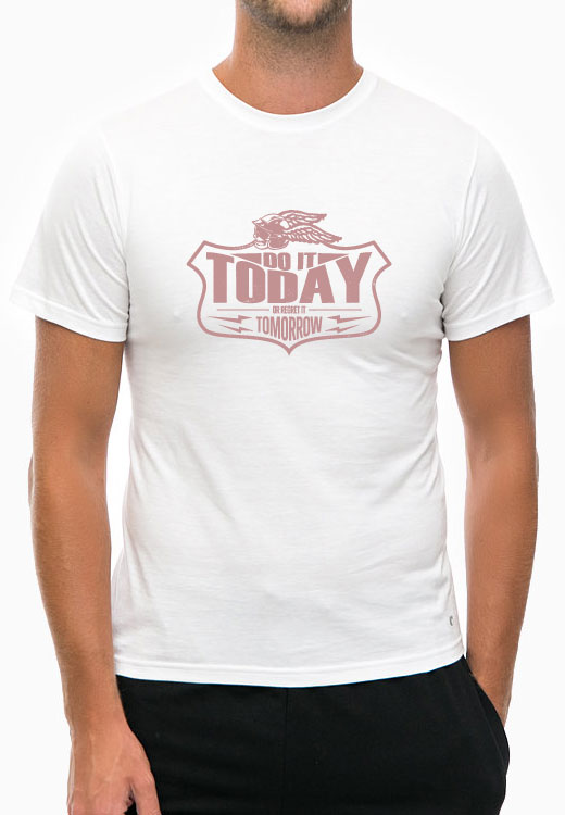 

Футболка унисекс NoBrand Do It Regret White белая L, Белый, Do It Regret White