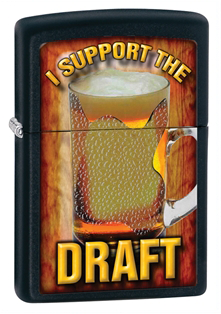

Зажигалка Zippo Support The Draft 28294