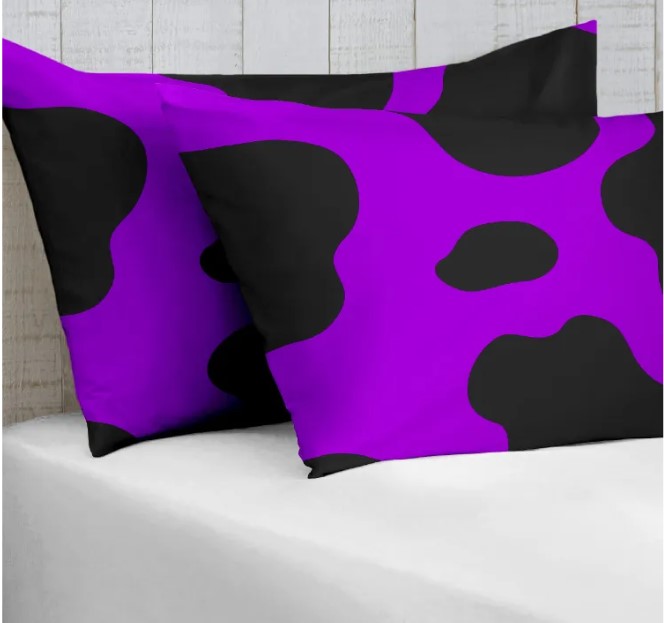 фото Комплект наволочек перкаль 70х70 2 шт. crazy getup violet cow