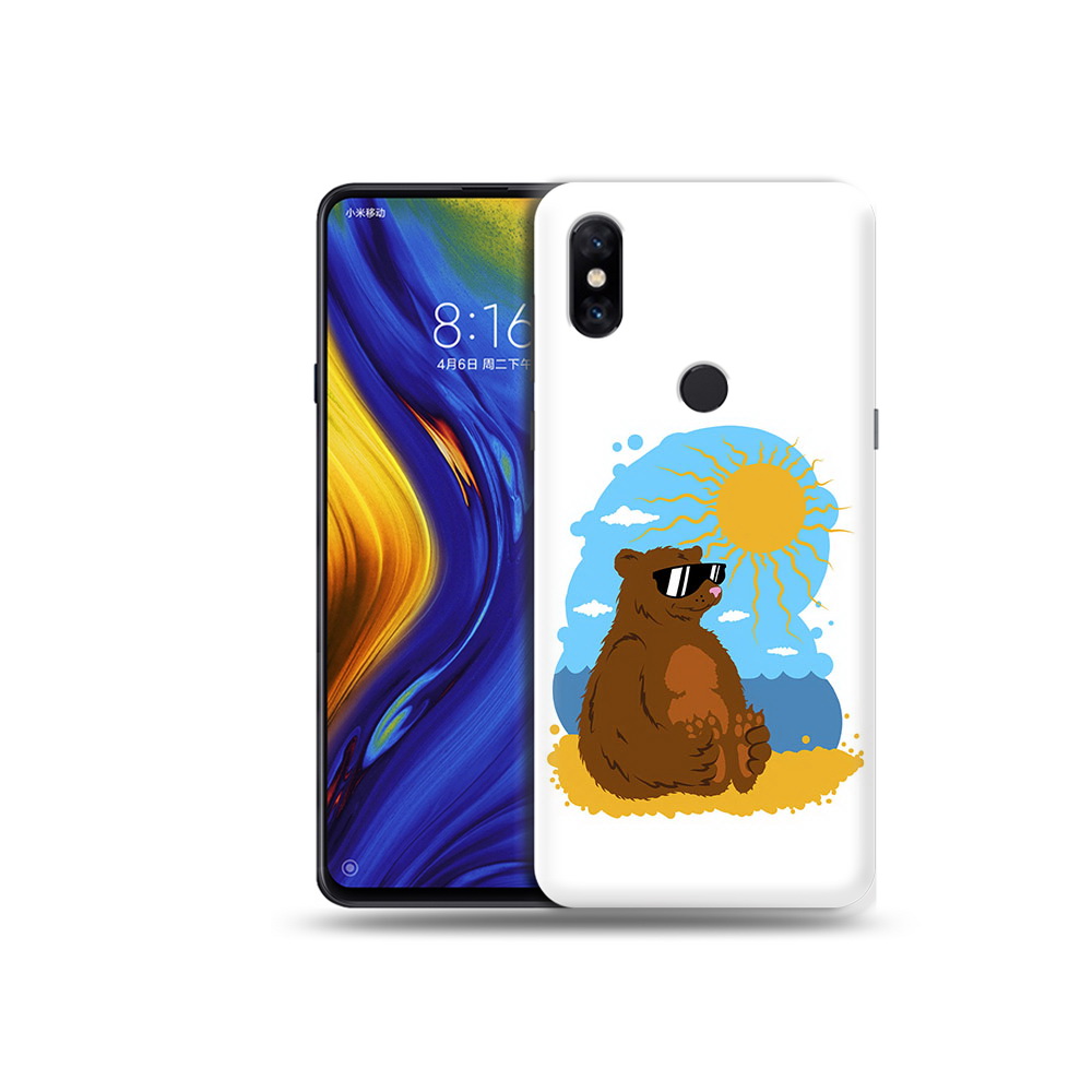 

Чехол MyPads Tocco для Xiaomi Mi Mix 3 медведь на чиле (PT119757.326.468), Прозрачный, Tocco