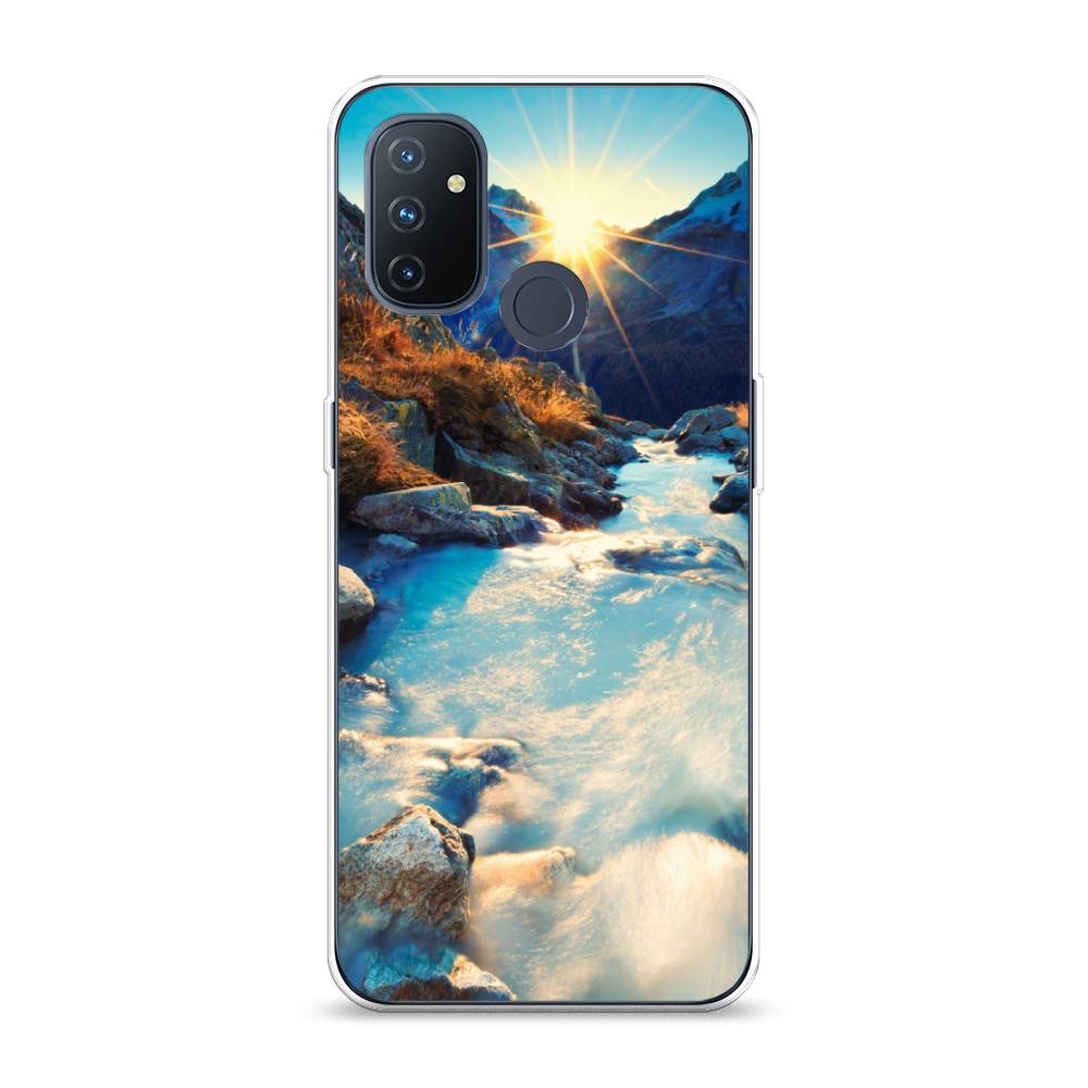 

Чехол Awog на OnePlus Nord N100 / ВанПлас Nord N100 "Восход 7", Коричневый;белый;голубой, 152450-4