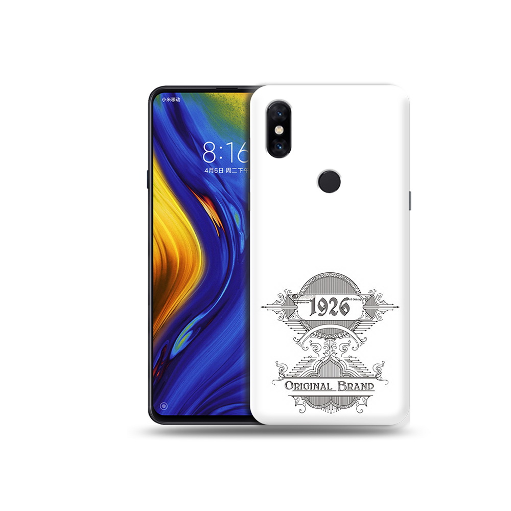 

Чехол MyPads Tocco для Xiaomi Mi Mix 3 логотип черно белый (PT119757.326.446), Прозрачный, Tocco