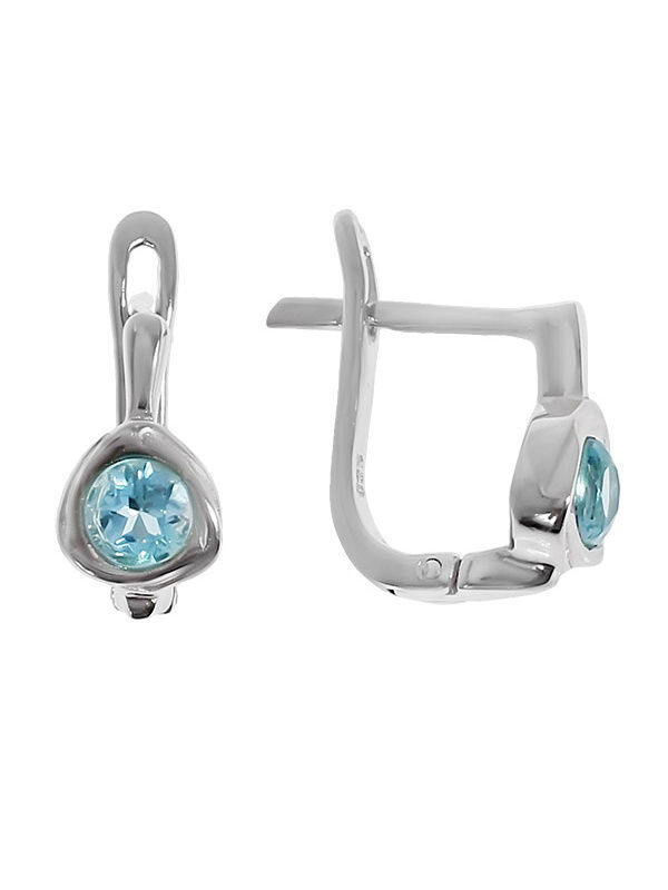 

Серьги из серебра с топазом Balex Jewellery 2405936819, 2405936819