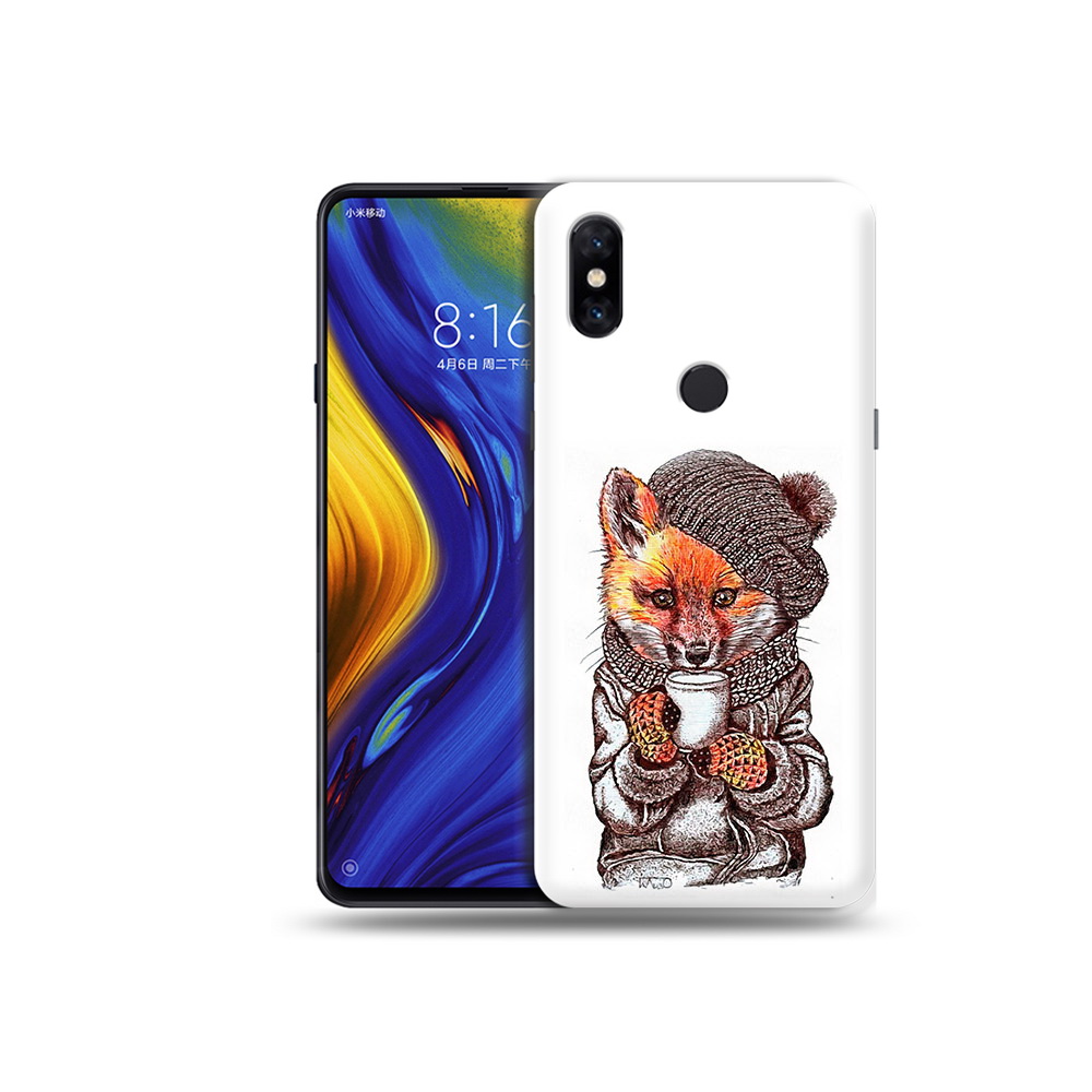 

Чехол MyPads Tocco для Xiaomi Mi Mix 3 лиса в шапке (PT119757.326.437), Tocco