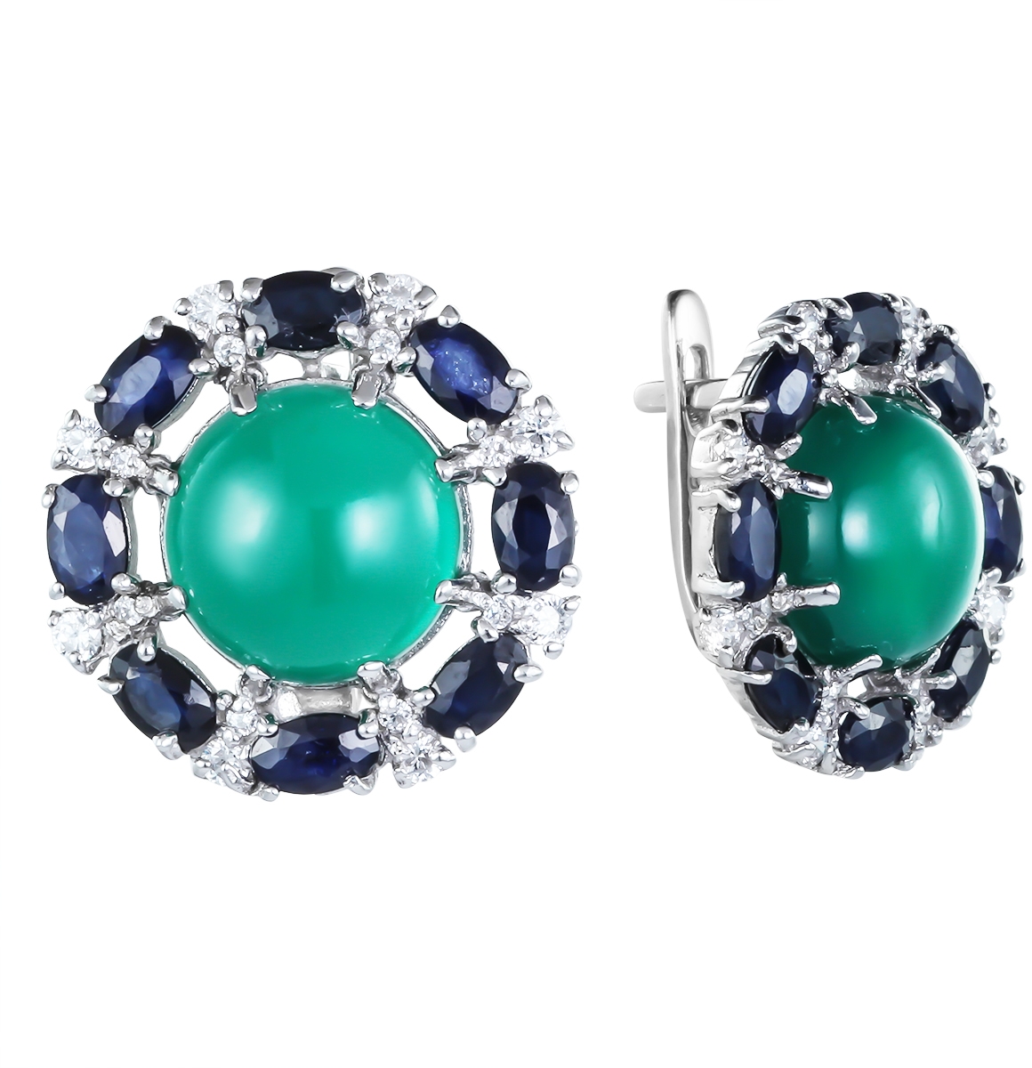 

Серьги из серебра с агатом Balex Jewellery 2457930030, 2457930030