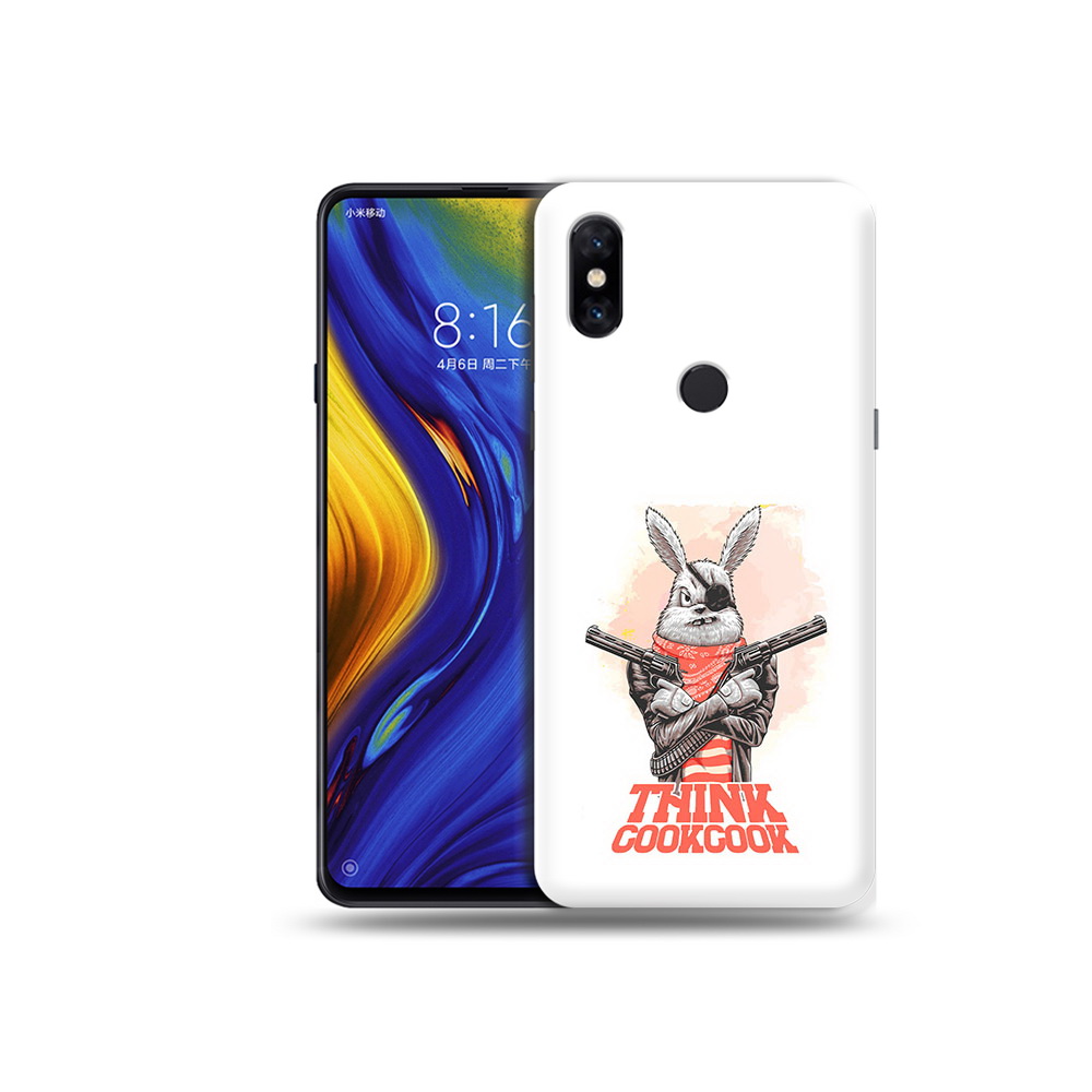 

Чехол MyPads Tocco для Xiaomi Mi Mix 3 кролик пират (PT119757.326.419), Прозрачный, Tocco