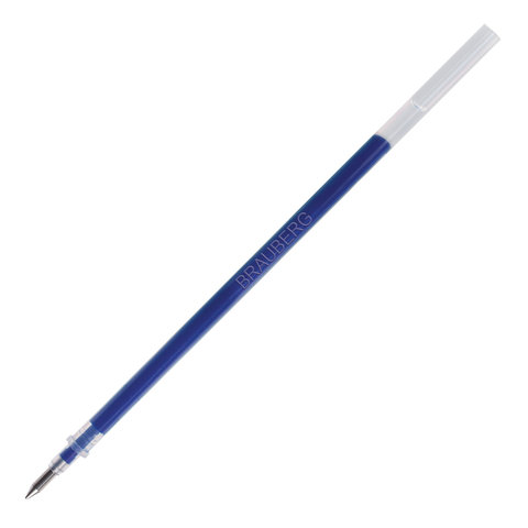 Стержень гелевый Brauberg 130 мм, синий, узел 0,5 мм, линия письма 0,35 мм, 170166, 40 шт